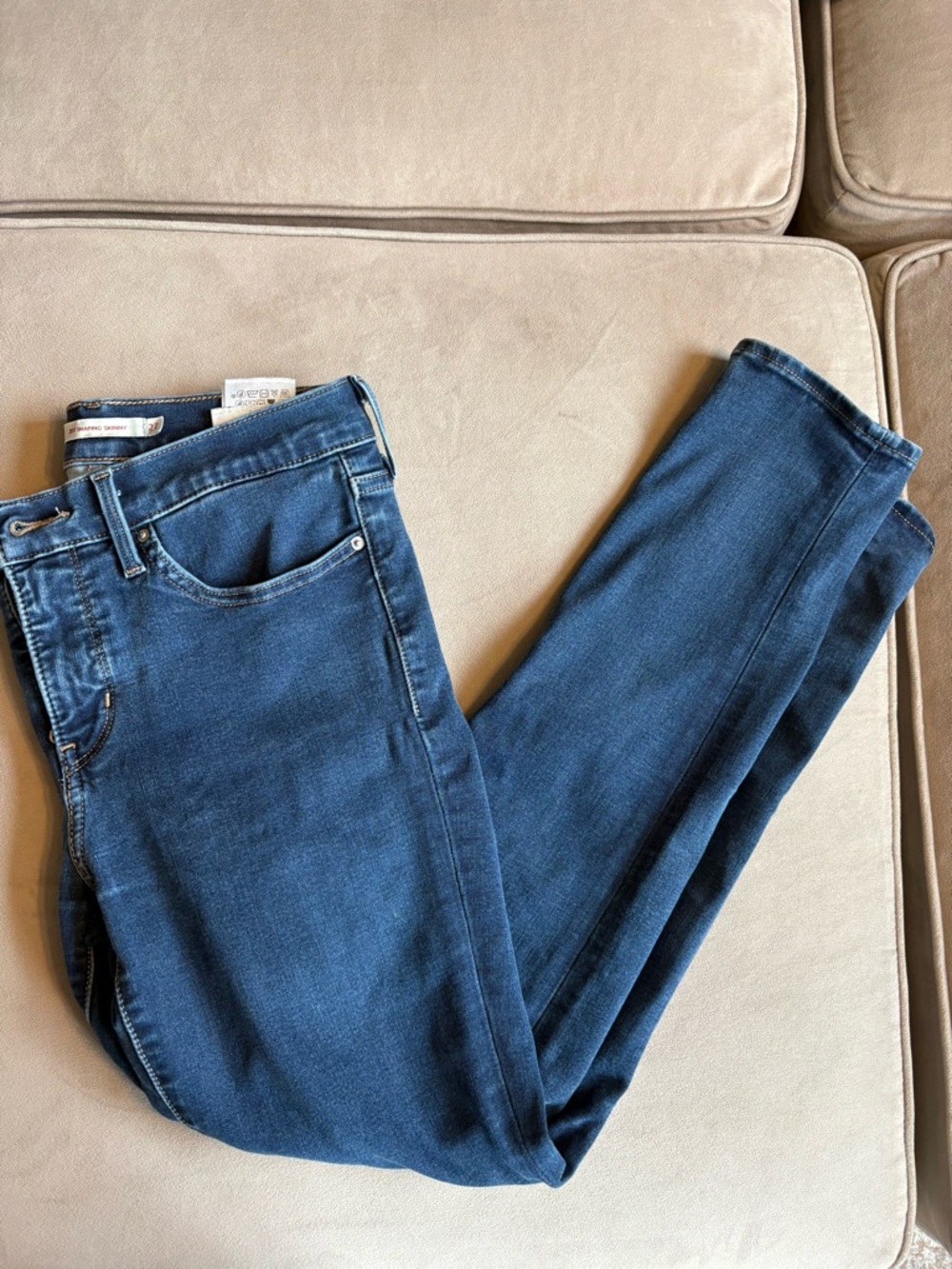 Levi's Dark Blue 311 Shaping Skinny Jeans